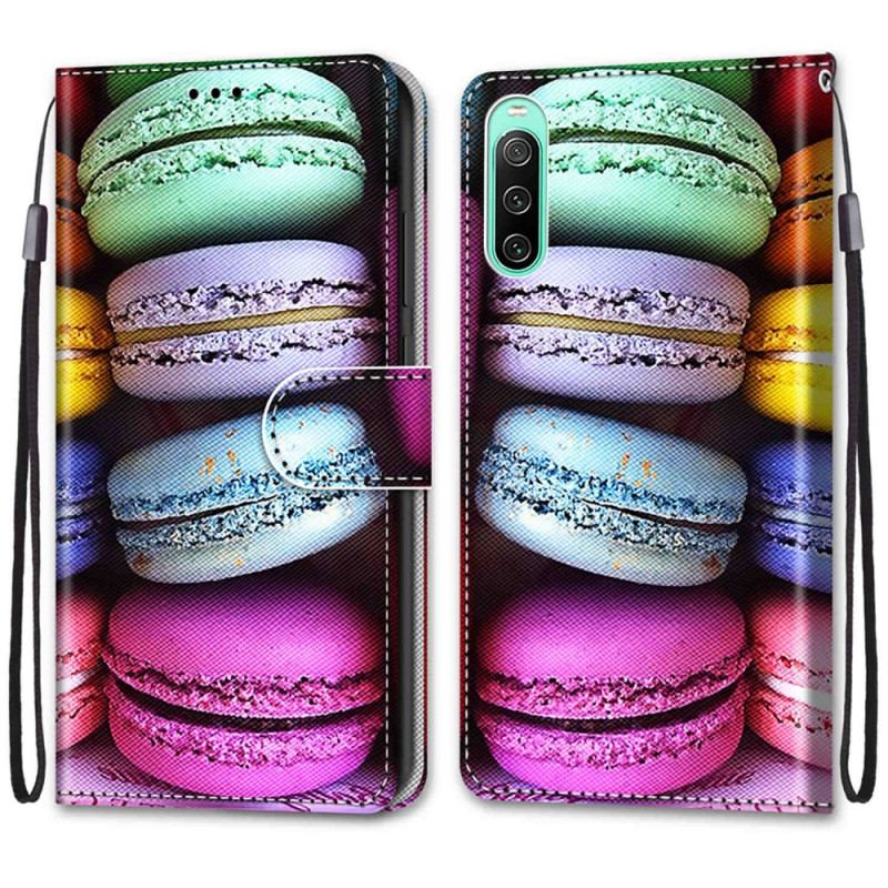 Housse Sony Xperia 10 IV Macarons