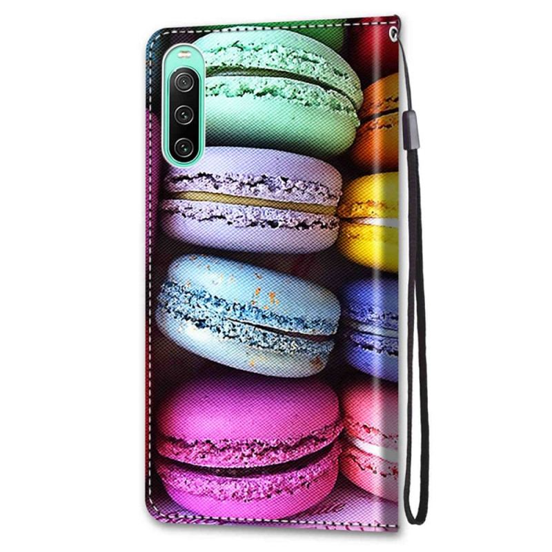 Housse Sony Xperia 10 IV Macarons