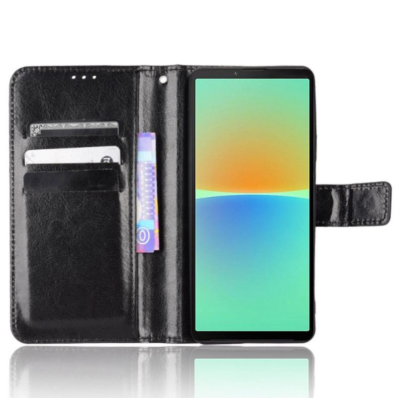 Housse Sony Xperia 10 IV Simili Cuir Flashy