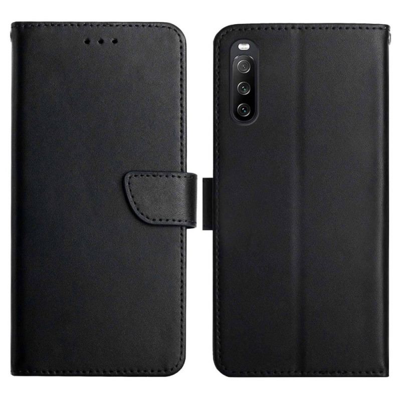 Housse Sony Xperia 10 IV Véritable Cuir Nappa