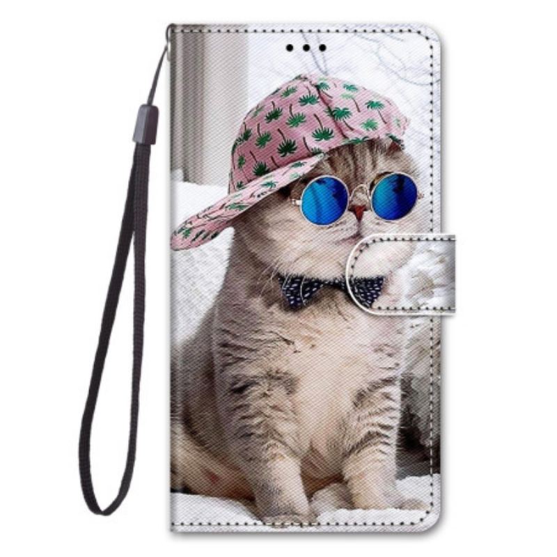 Housse Sony Xperia 10 IV Yo Cat à Lanière