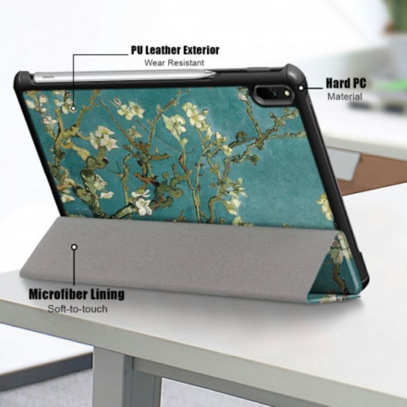 Smart Case Huawei MatePad 11 (2021) Renforcée Branches Fleuries