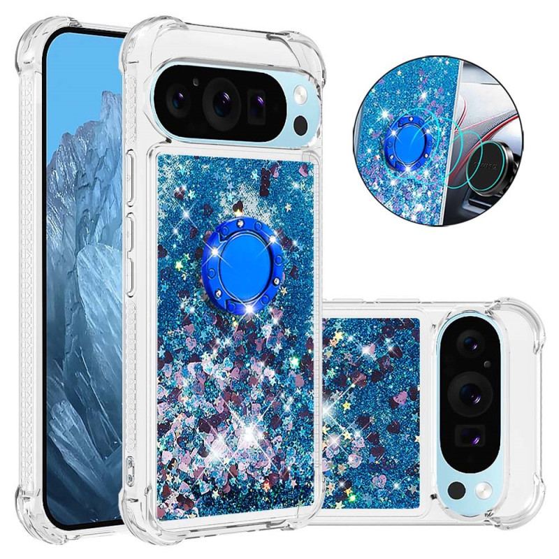 Coque Google Pixel 9 / Pixel 9 Pro Anneau-Support Paillettes