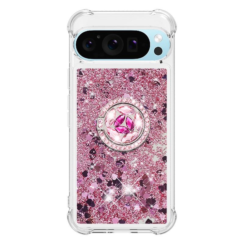 Coque Google Pixel 9 / Pixel 9 Pro Anneau-Support Paillettes