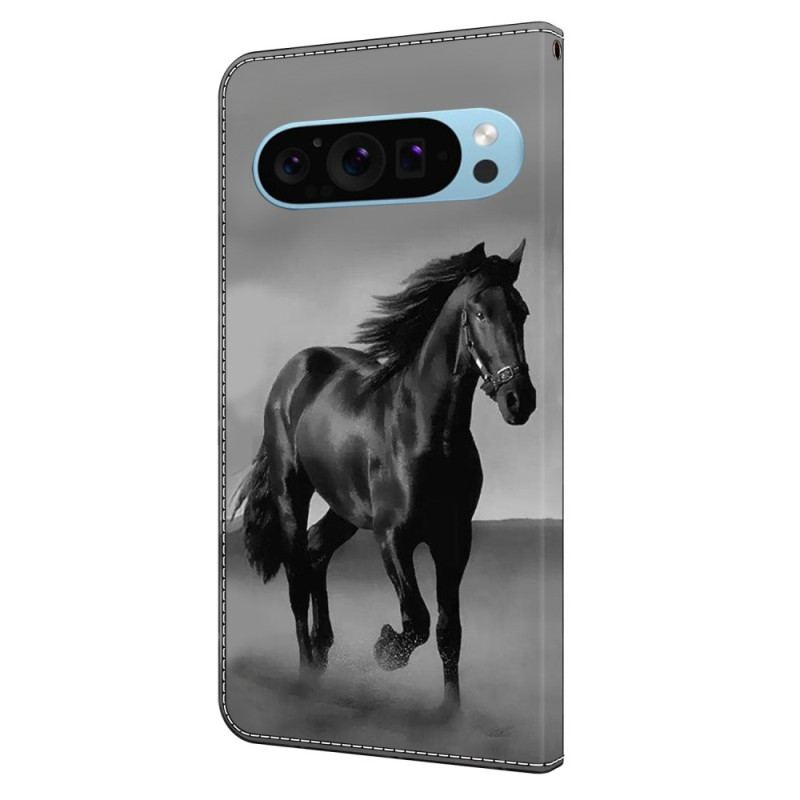 Housse Google Pixel 9 / Pixel 9 Pro Cheval Noir