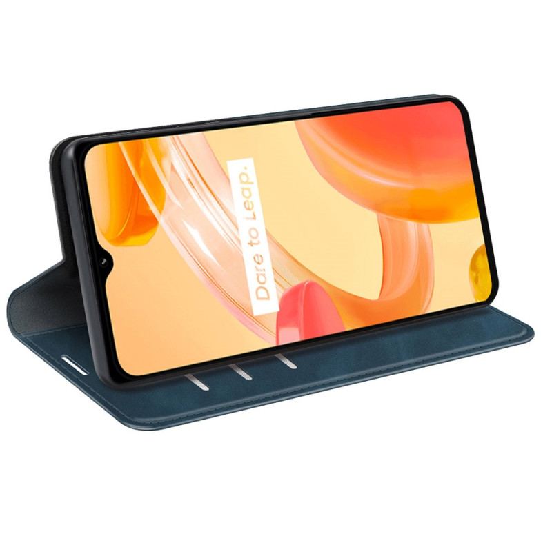 Flip Cover Realme C30 Skin-Touch Feeling