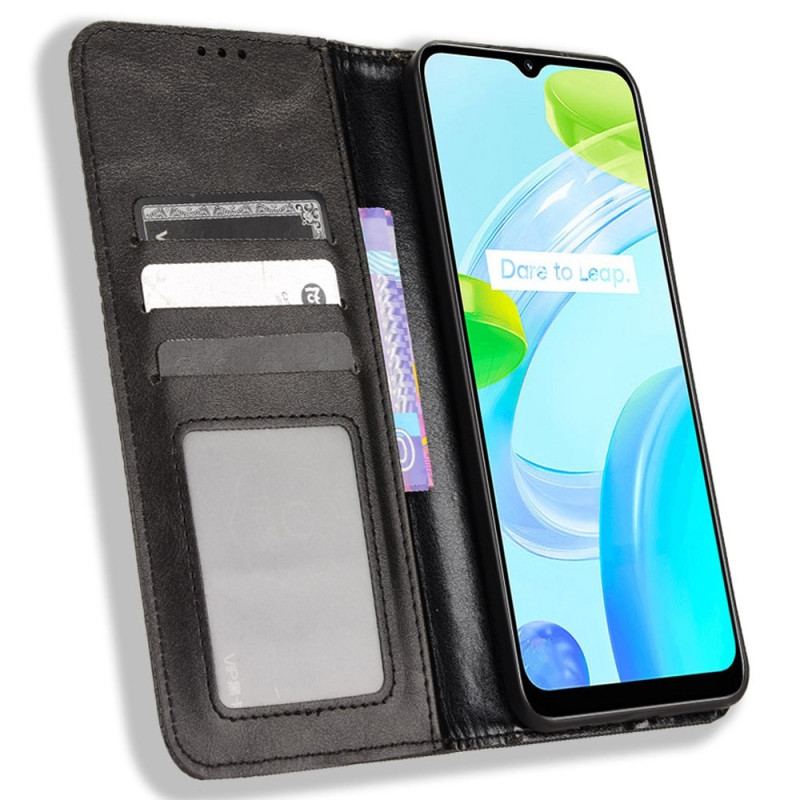 Flip Cover Realme C30 Style Vintage