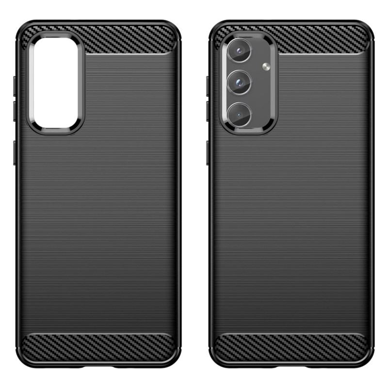 Coque Samsung Galaxy M55 5G Fibre Carbone Brossée