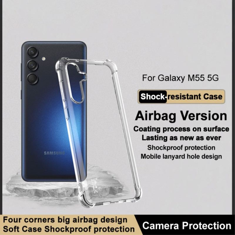 Coque Samsung Galaxy M55 5G Transparente Airbag IMAK