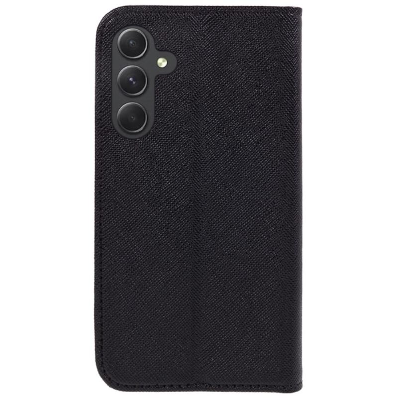 Flip Cover Samsung Galaxy M55 5G Texture Croisée