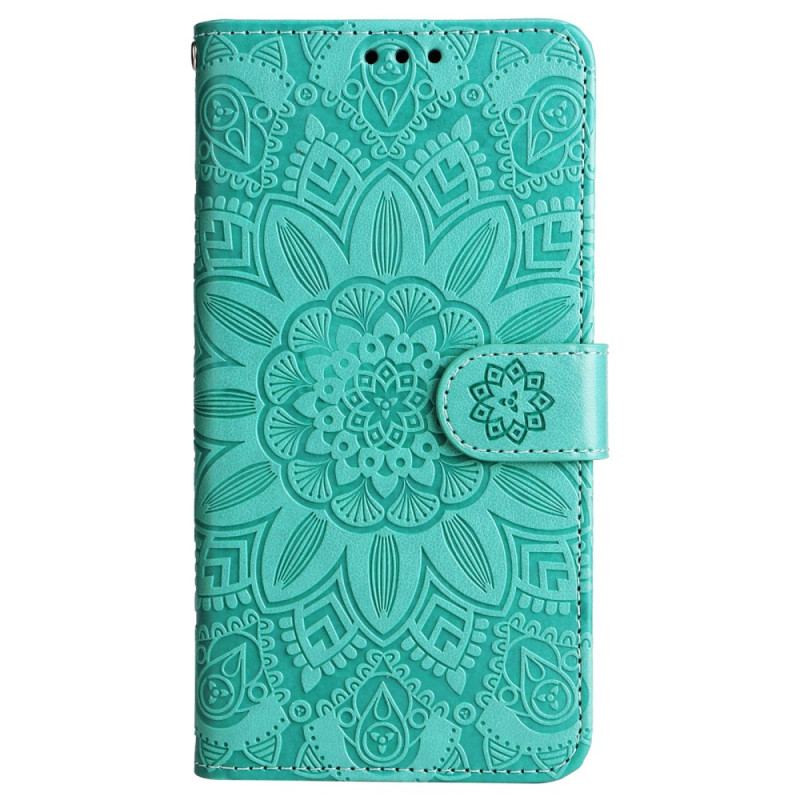 Housse Samsung Galaxy M55 5G Mandala avec Lanière