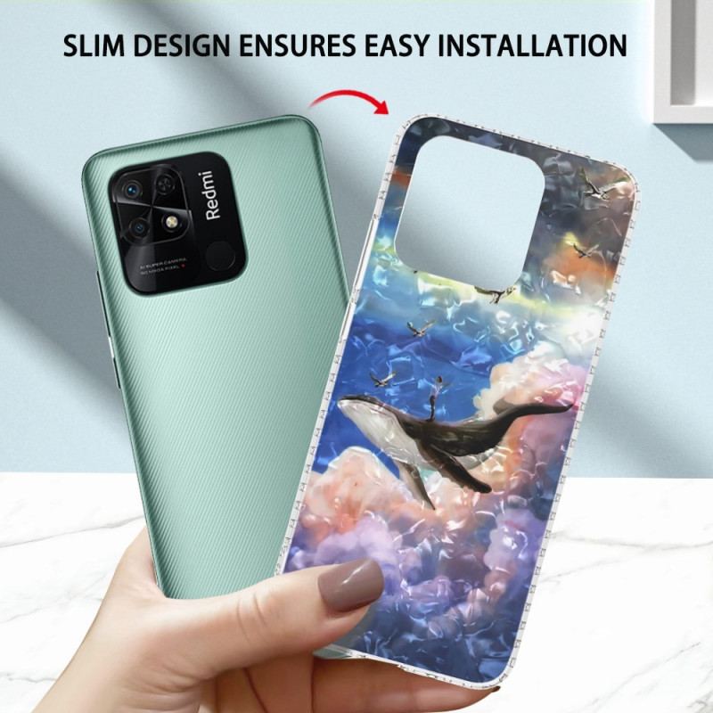 Coque Xiaomi Redmi 10C Baleine Stylée