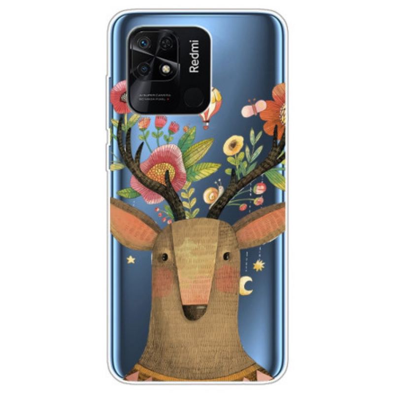 Coque Xiaomi Redmi 10C Cerf Tribal