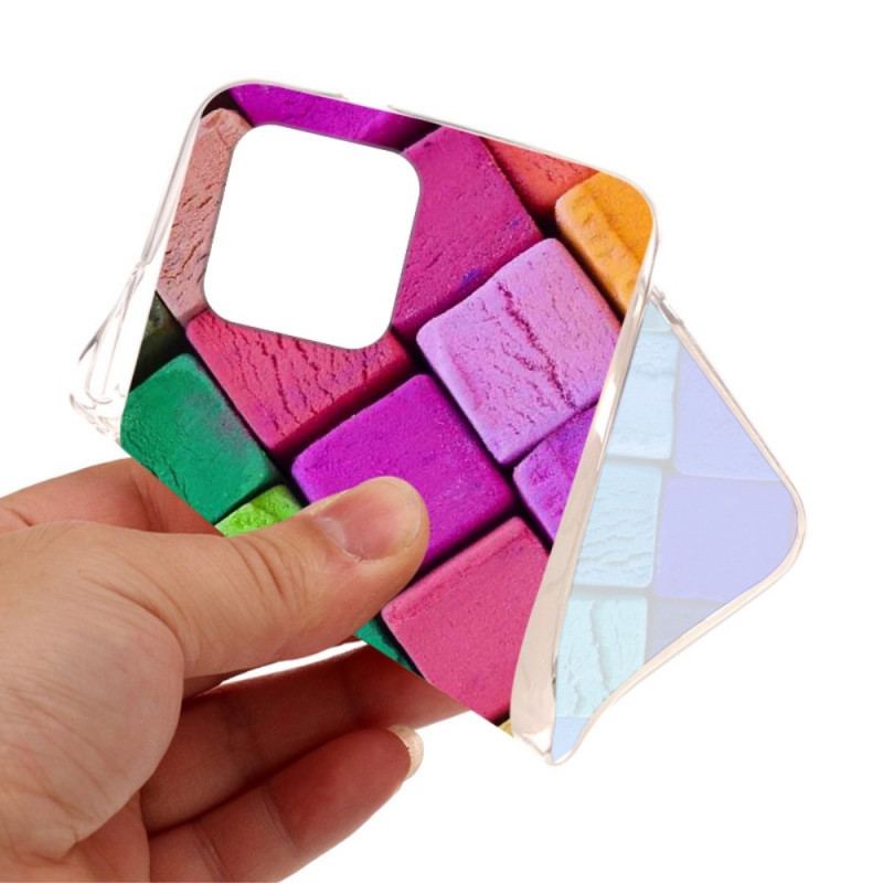 Coque Xiaomi Redmi 10C Cubes Colorés