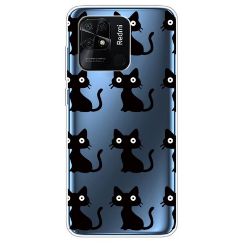 Coque Xiaomi Redmi 10C Drôles de Chats