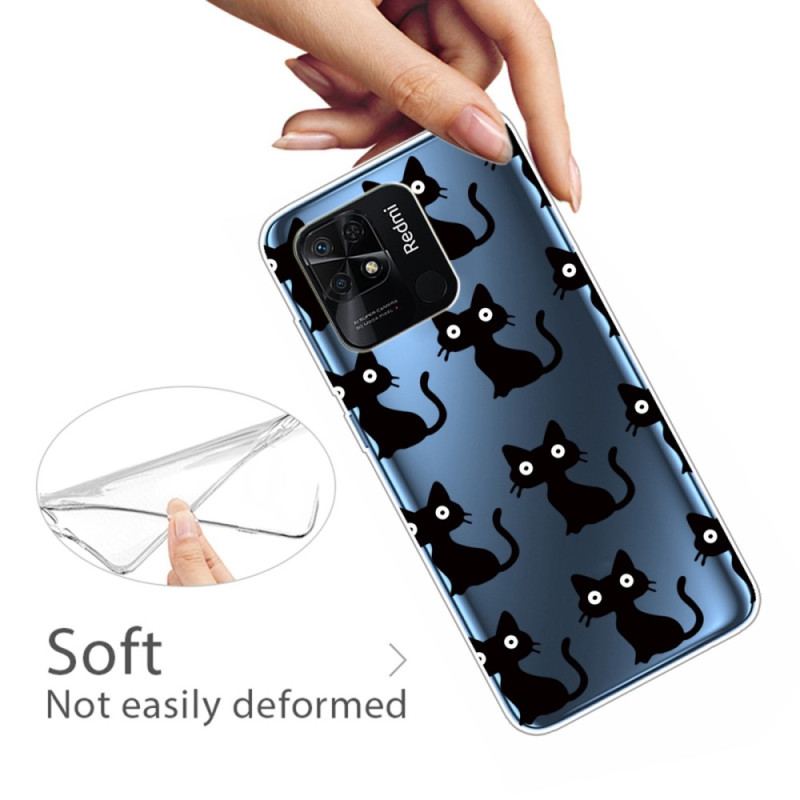 Coque Xiaomi Redmi 10C Drôles de Chats