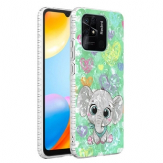 Coque Xiaomi Redmi 10C Éléphant Stylé