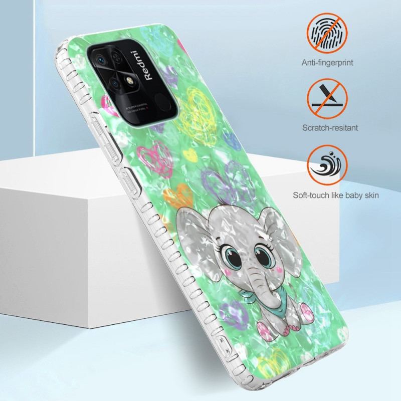 Coque Xiaomi Redmi 10C Éléphant Stylé