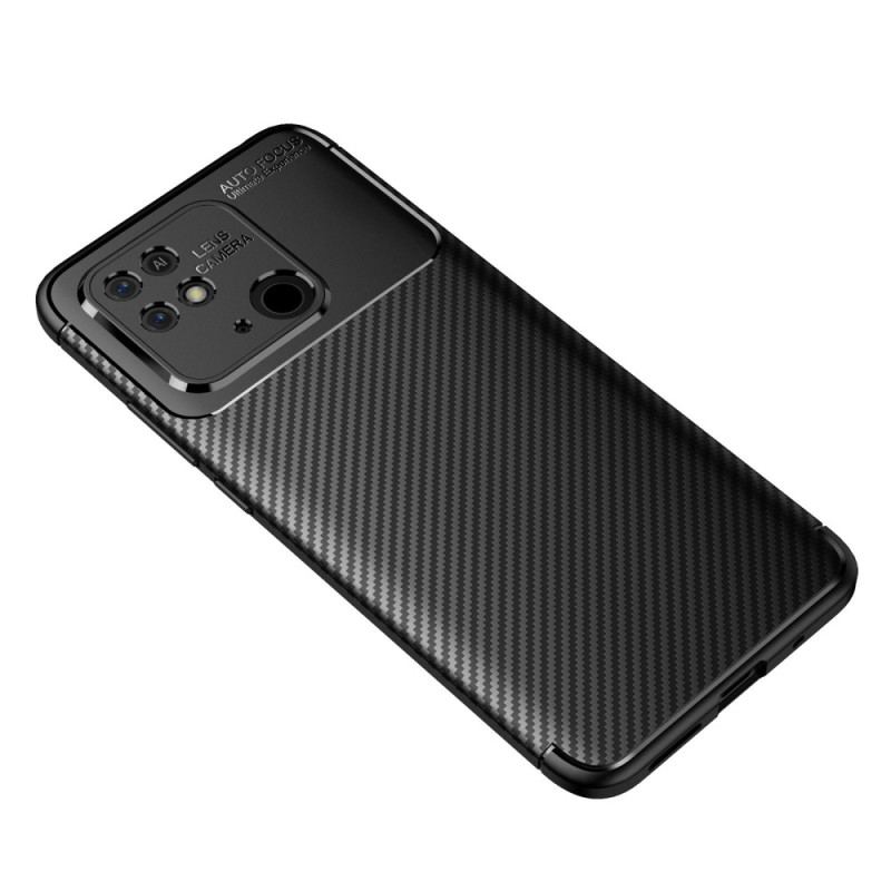 Coque Xiaomi Redmi 10C Flexible Texture Fibre Carbone