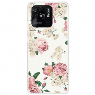 Coque Xiaomi Redmi 10C Jolies Fleurs