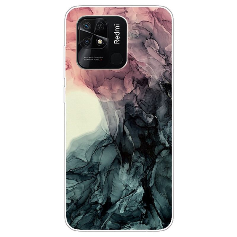 Coque Xiaomi Redmi 10C Marbre Aquarelle