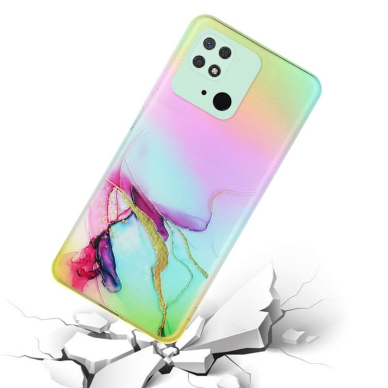 Coque Xiaomi Redmi 10C Marbre Art Effet Laser