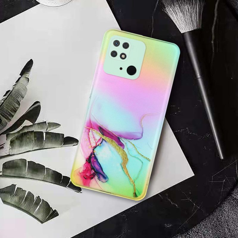 Coque Xiaomi Redmi 10C Marbre Art Effet Laser