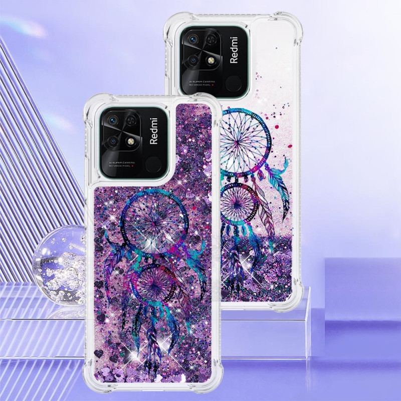 Coque Xiaomi Redmi 10C Paillettes Attrape Rêves