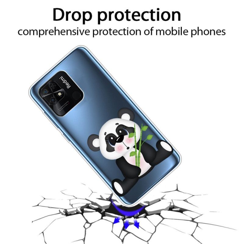 Coque Xiaomi Redmi 10C Transparente Joli Panda