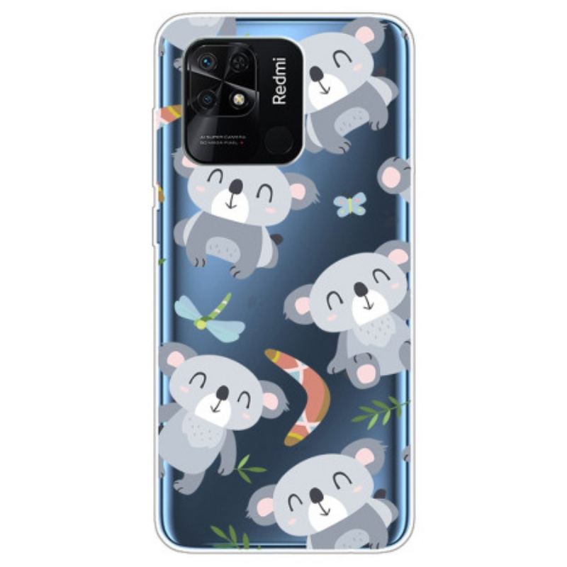 Coque Xiaomi Redmi 10C Transparente Multiples Koalas