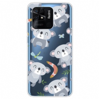 Coque Xiaomi Redmi 10C Transparente Multiples Koalas