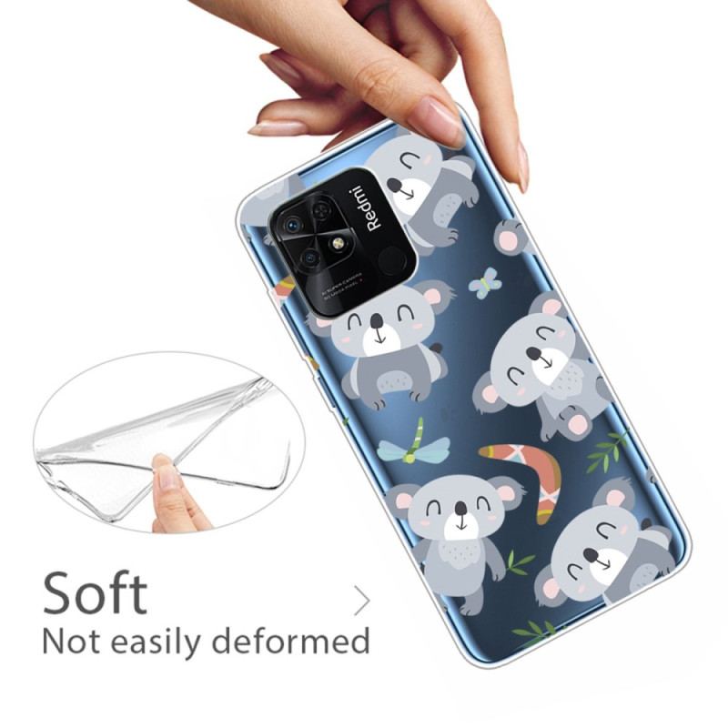 Coque Xiaomi Redmi 10C Transparente Multiples Koalas