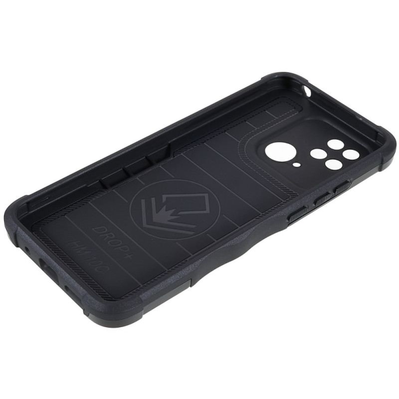 Coque Xiaomi Redmi 10C Ultra Résistante Anneau-Support