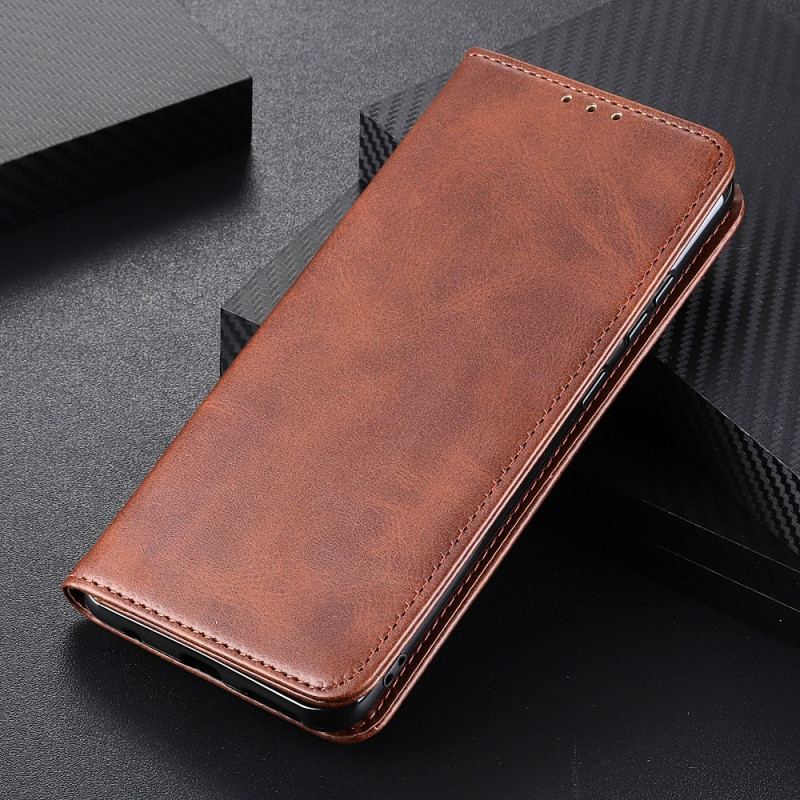 Flip Cover Xiaomi Redmi 10C Cuir Fendu