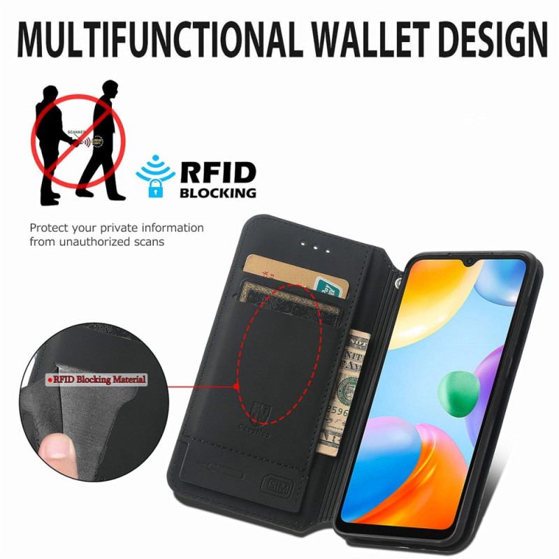 Flip Cover Xiaomi Redmi 10C Design RFID Caseneo