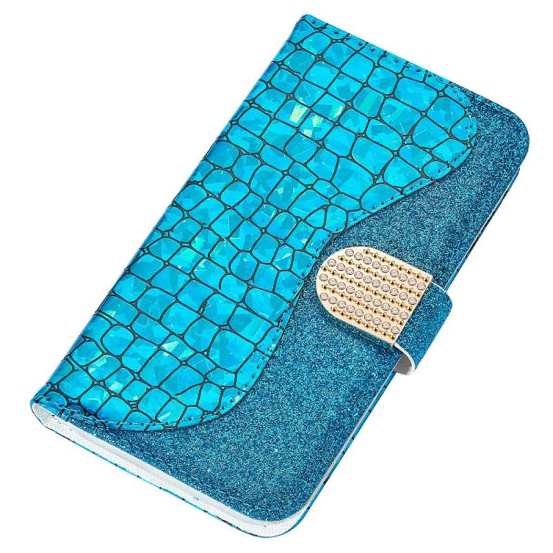 Housse Xiaomi Redmi 10C Croco Diamants