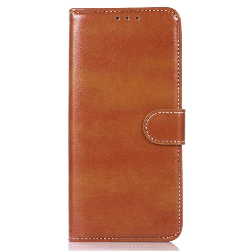 Housse Xiaomi Redmi 10C Effet Cuir Couture