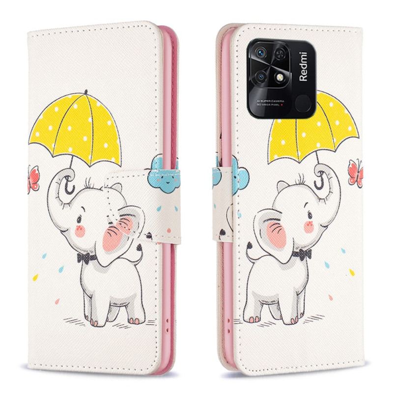 Housse Xiaomi Redmi 10C Éléphant Parapluie