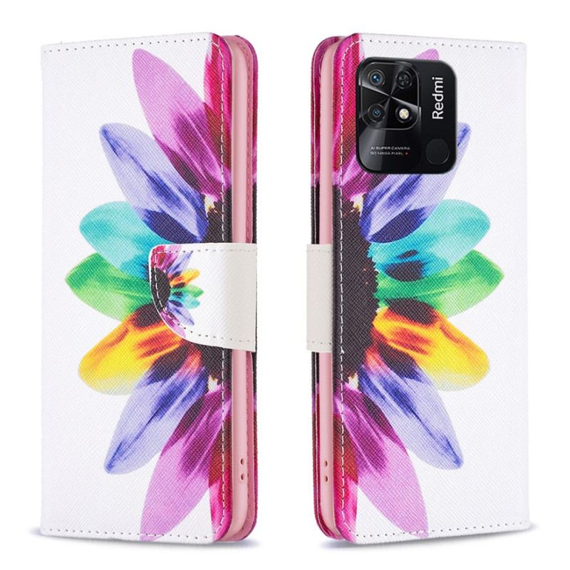 Housse Xiaomi Redmi 10C Fleur Aquarelle