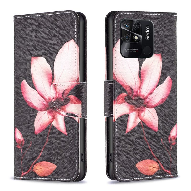 Housse Xiaomi Redmi 10C Fleur Rose