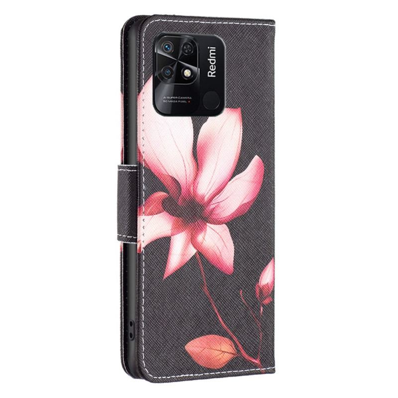 Housse Xiaomi Redmi 10C Fleur Rose