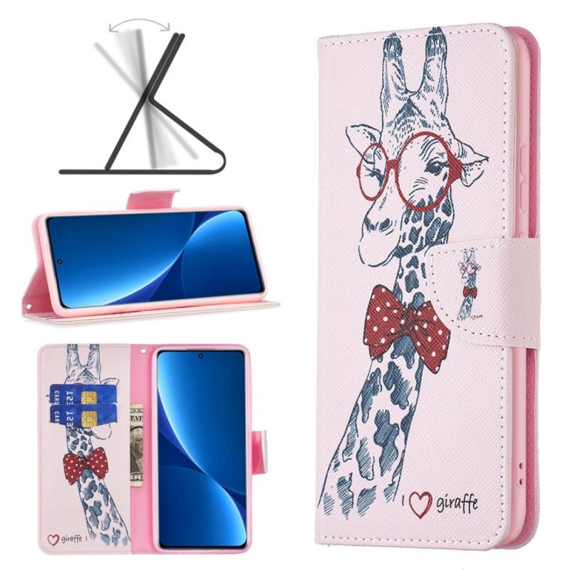 Housse Xiaomi Redmi 10C Girafe Intello