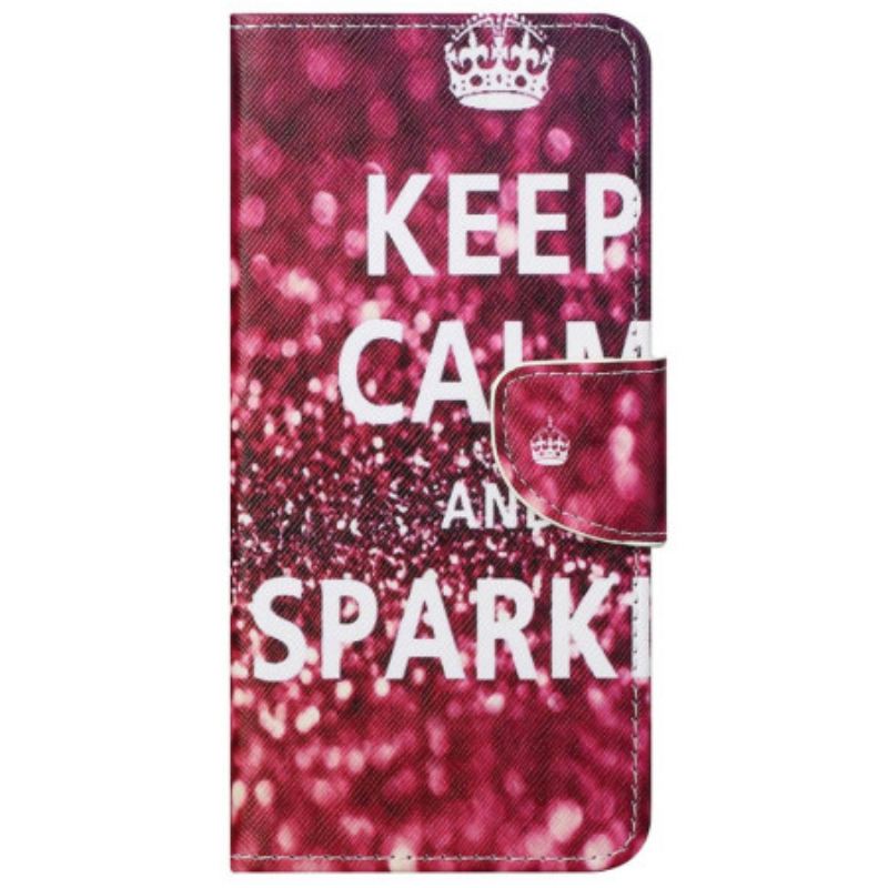 Housse Xiaomi Redmi 10C Keep Calm and Sparkle