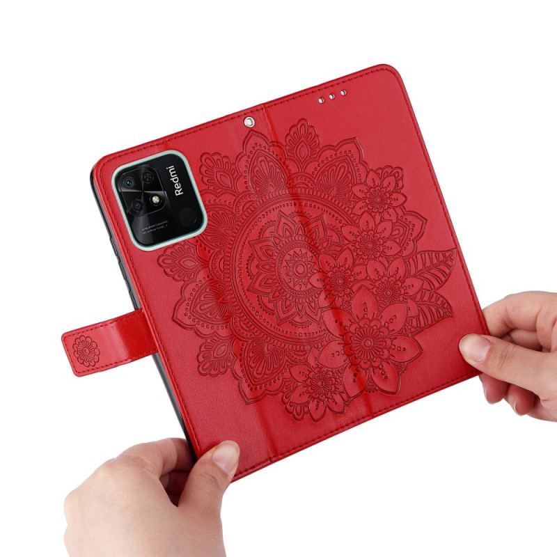 Housse Xiaomi Redmi 10C Mandala à Lanière