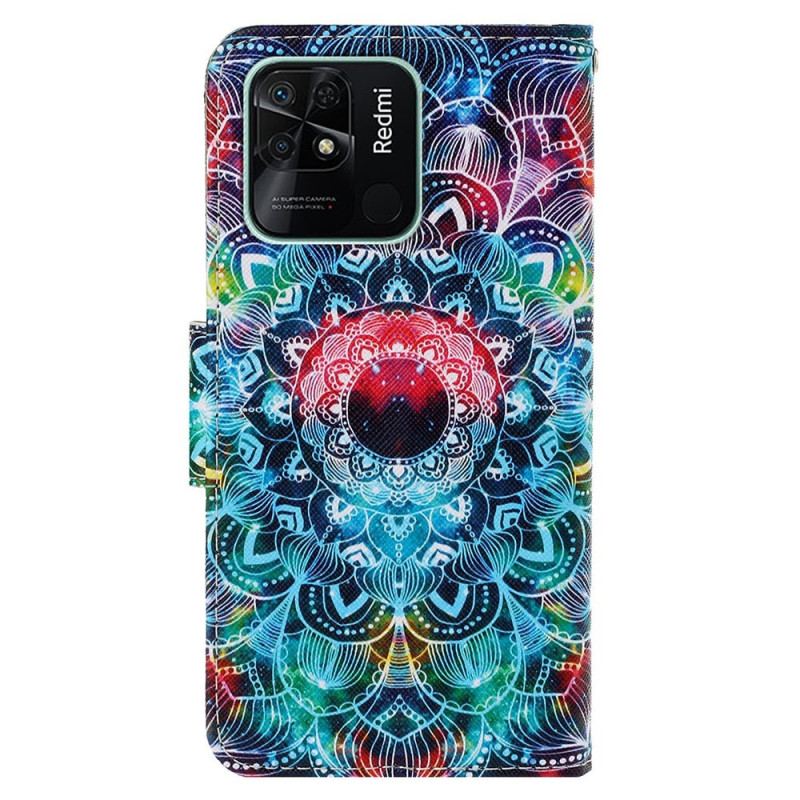 Housse Xiaomi Redmi 10C Mandala à Lanière