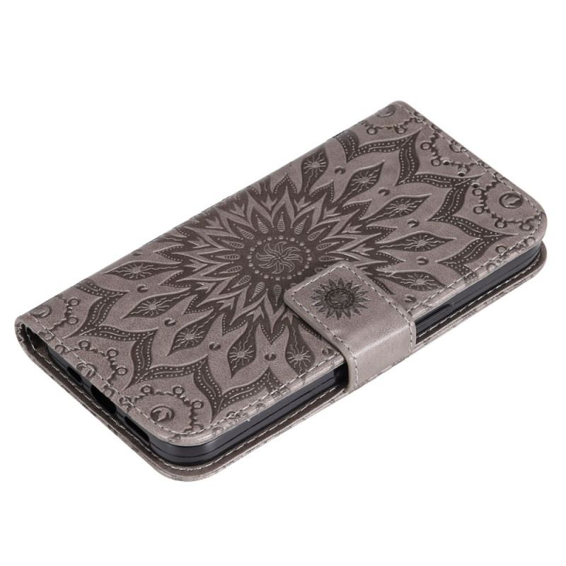 Housse Xiaomi Redmi 10C Mandala Soleil avec Lanière