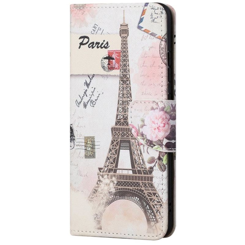 Housse Xiaomi Redmi 10C Tour Eiffel Vintage