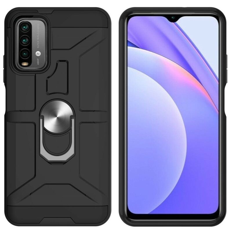 Coque Xiaomi Redmi 9T Anneau-Support Métallisée