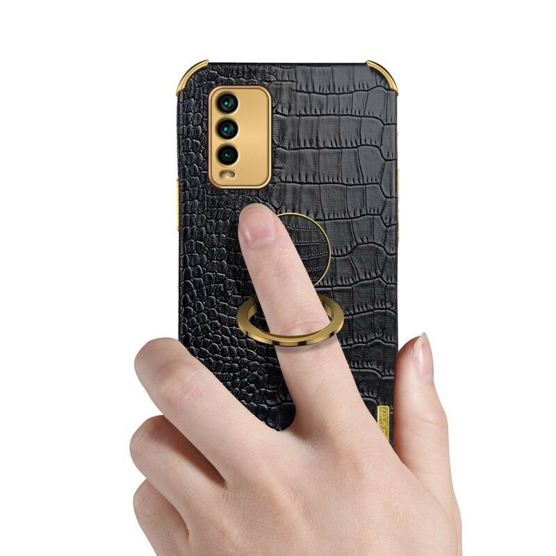 Coque Xiaomi Redmi 9T X-CASE Effet Peau Crocodile