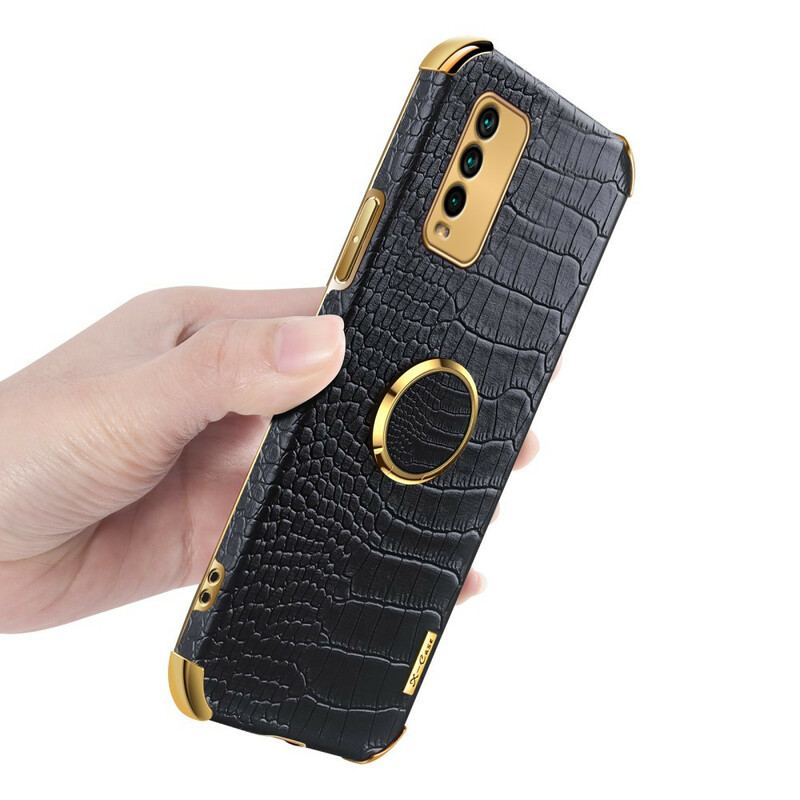 Coque Xiaomi Redmi 9T X-CASE Effet Peau Crocodile